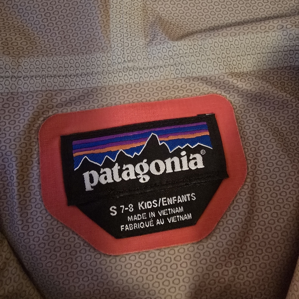 Patagonia Girls Size S  7-8 Tirrentshell Jacket - Picture 5 of 6